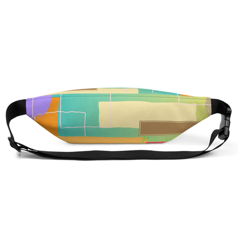 Rectangles Fanny Pack
