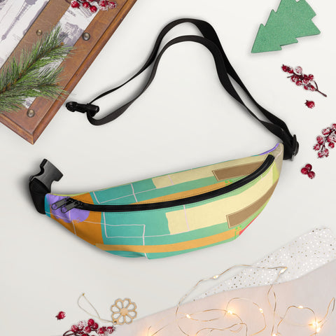 Rectangles Fanny Pack