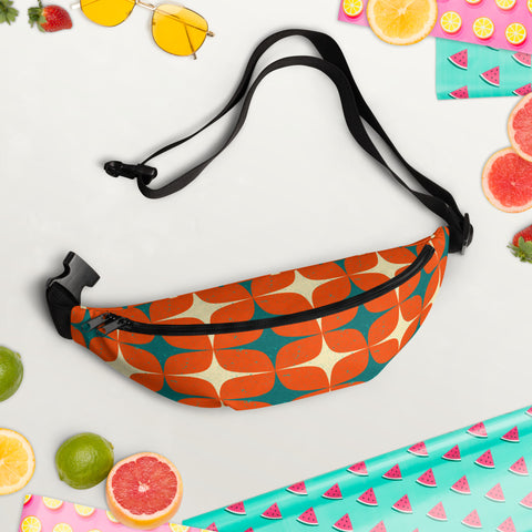 Orange Mandala Fanny Pack