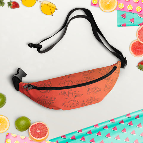 Orange Cosmetics Fanny Pack