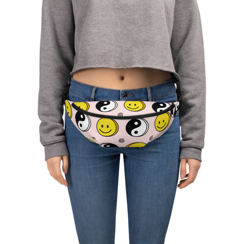 Yin Yang/Smiley Face Fanny Pack