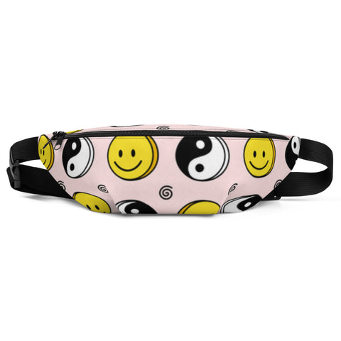 Yin Yang/Smiley Face Fanny Pack