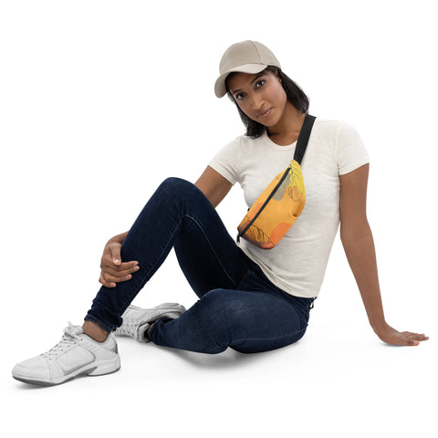 Feather Fanny pack