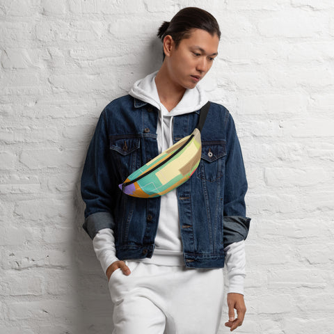 Rectangles Fanny Pack