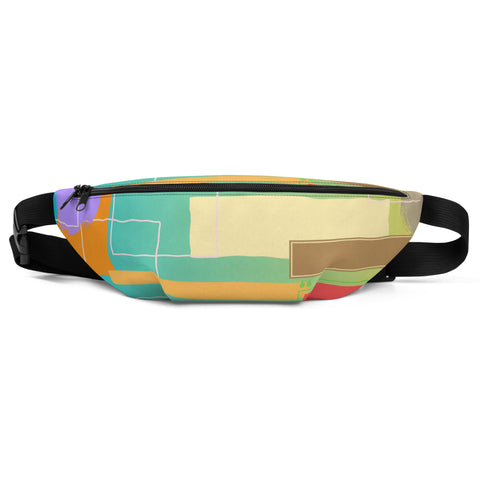 Rectangles Fanny Pack