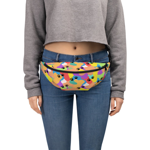 Paw Prints Fanny Pack