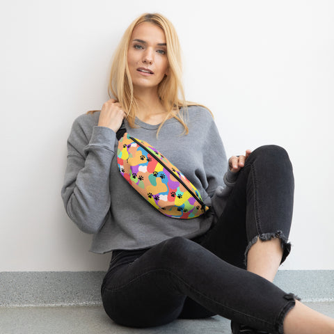 Paw Prints Fanny Pack