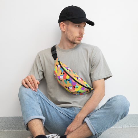 Paw Prints Fanny Pack