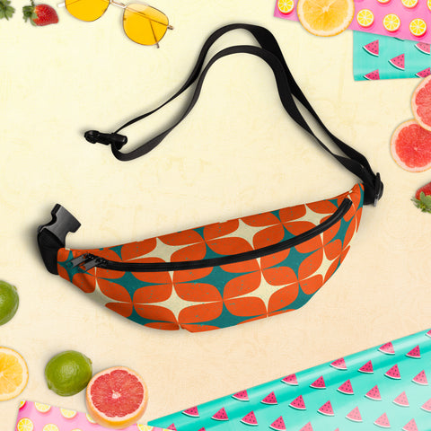 Orange Mandala Fanny Pack