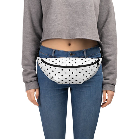 Black Sparkles Fanny Pack