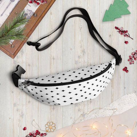 Black Sparkles Fanny Pack