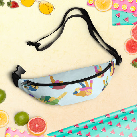Hand Signs Fanny Pack