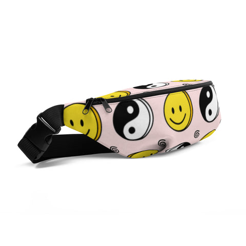 Yin Yang/Smiley Face Fanny Pack