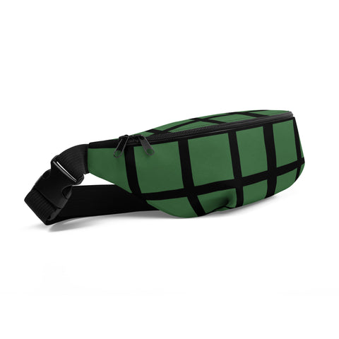 Checkered Green Fanny Pack