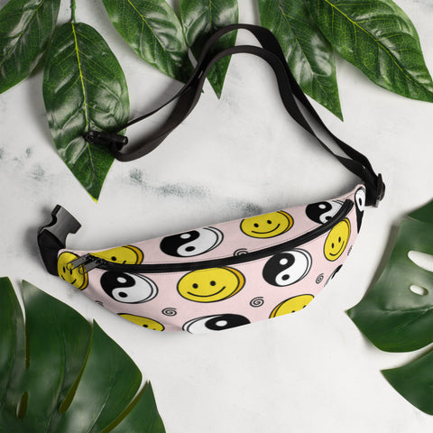 Yin Yang/Smiley Face Fanny Pack