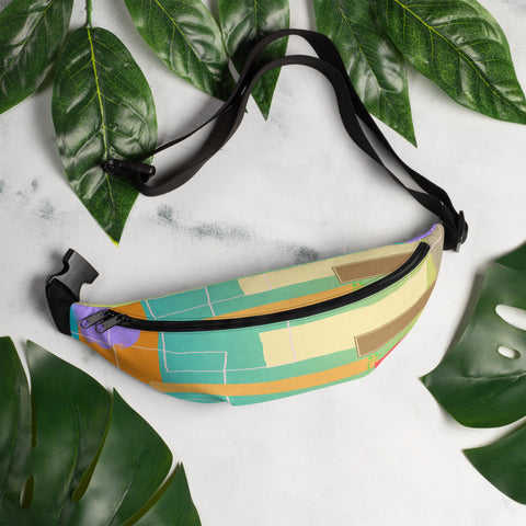 Rectangles Fanny Pack
