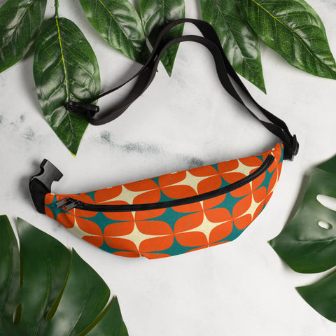 Orange Mandala Fanny Pack
