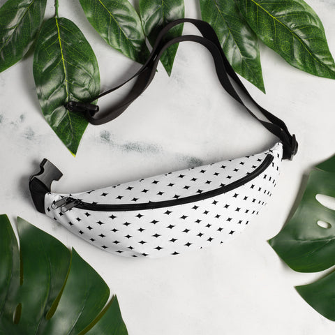 Black Sparkles Fanny Pack