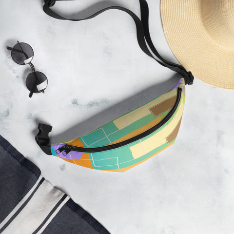 Rectangles Fanny Pack