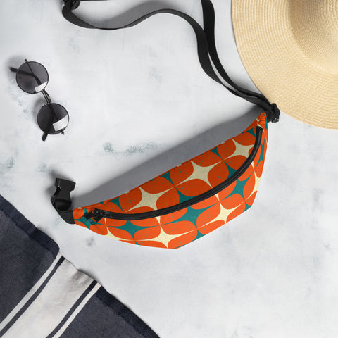 Orange Mandala Fanny Pack