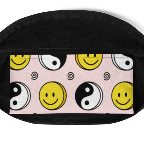 Yin Yang/Smiley Face Fanny Pack