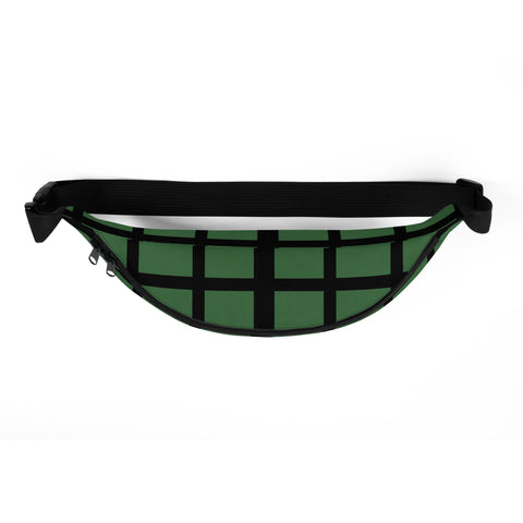 Checkered Green Fanny Pack