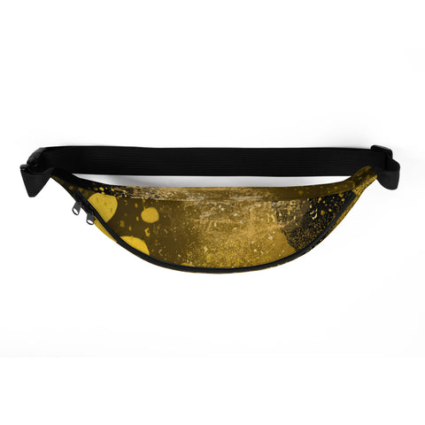 Gold Flower Fanny Pack